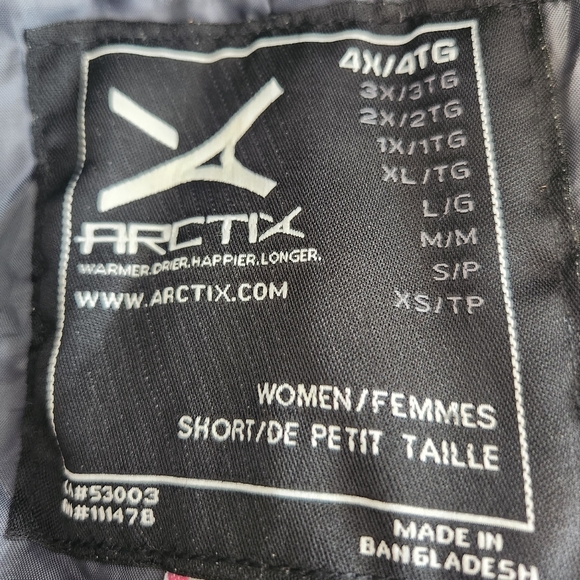 ARCTIX SKI PANTS Women 4X SHORT NWT - Picture 4 of 10